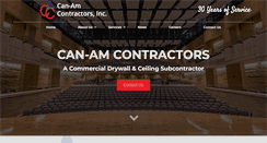 Desktop Screenshot of canamcontractors.com