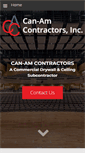 Mobile Screenshot of canamcontractors.com