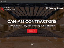 Tablet Screenshot of canamcontractors.com